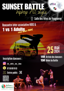 SUNSET Battle HIP HOP @ Salle des Fêtes de Vaugneray