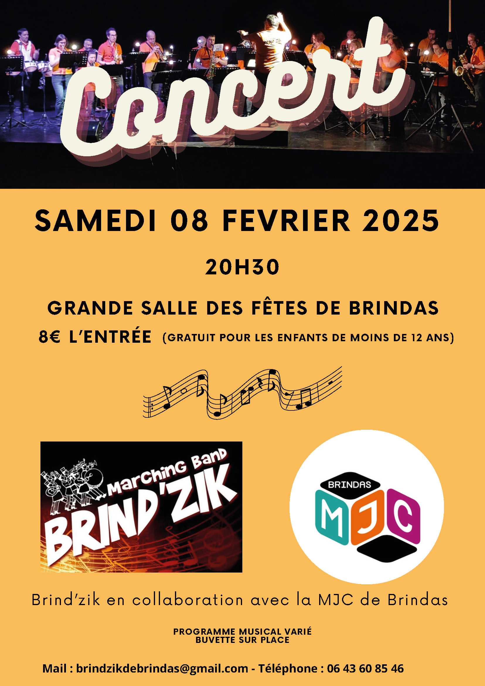 Concert Brind'zik MJC @ grande salle des fêtes